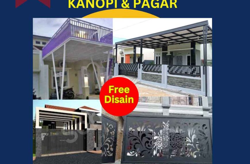 Kanopi Pagar Minimalis by Sobat Teknik